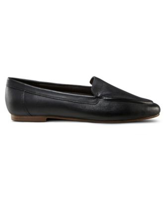 black slip on loafers