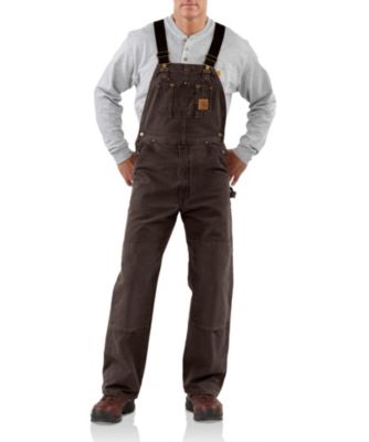 Carhartt Mens Duck Bib Unlined Overall R01 Uniforms, Work & Safety Work