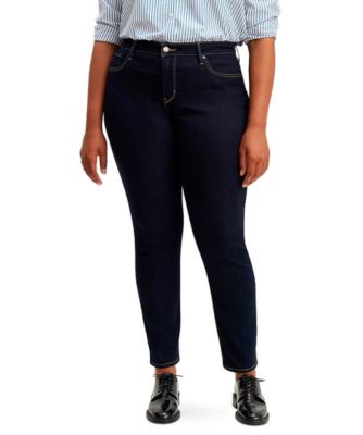 levi's plus size skinny jeans