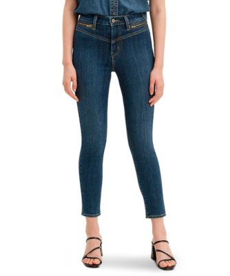 high rise levi women's jeans