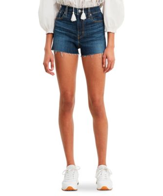 levi's women's high rise shorts