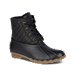 Women's Saltwater Winter Lux Lined Rubber Boots Black - ONLINE ONLY