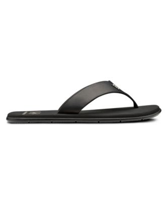 simple leather flip flops
