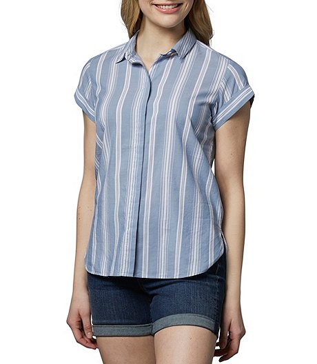 Women's Short Sleeve Button-Up Shirt | Mark's