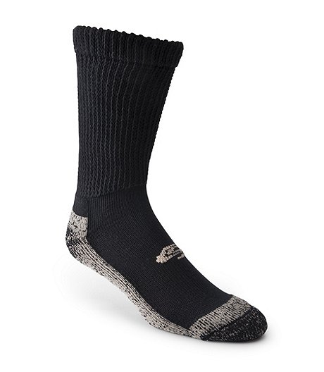 Mi-chaussettes tube sans compression avec fibre de cuivre pour hommes