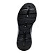 Men's Knit Lace Up Shoes with  Arch Fit Insoles Black  - Wide