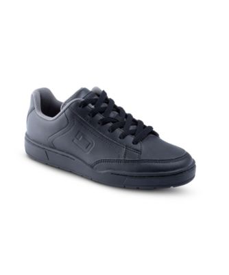 non slip black sneakers