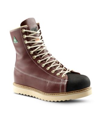 steel toe high top boots