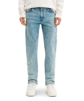 tapered stretch jeans mens