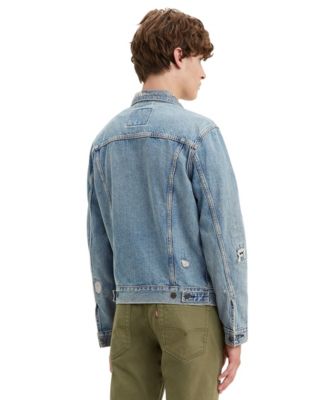 levi's full sleeve solid men's jacket