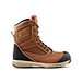 Men's 8 Inch Composite Toe Steel Plate Leather Work Boots - Brown