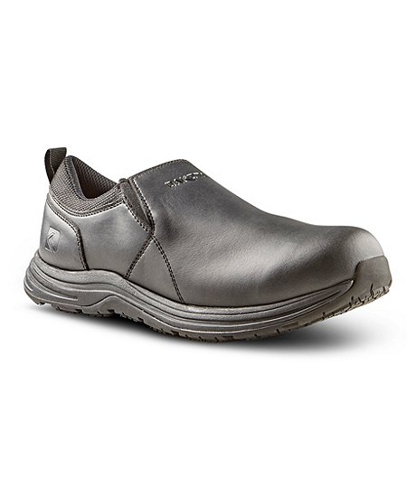 Men's Non-Safety Anti-Slip Slip On Shoes - Black | Mark's