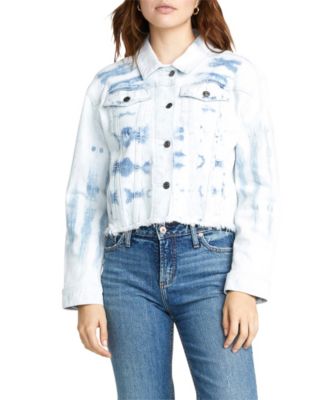 crop jean jacket womens