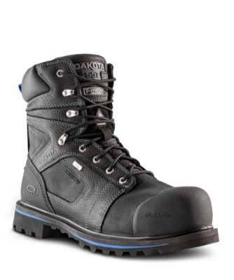 cheap black steel toe boots