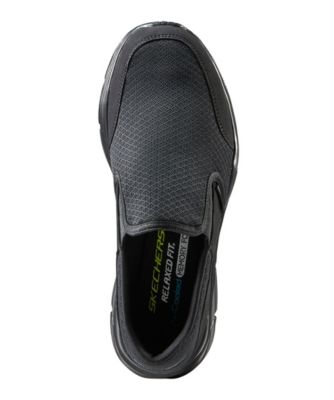 white skechers slip on shoes