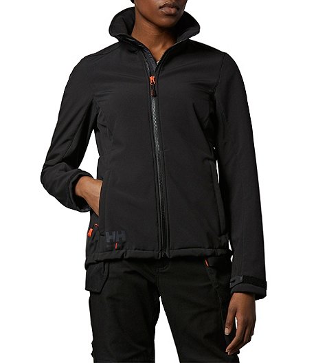 Women's Waterproof Softshell Jacket - Black