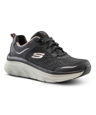 skechers black mesh shoes