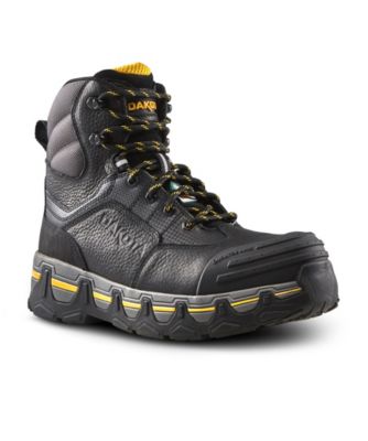 black insulated work boots