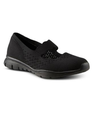 skechers stretch knit womens shoes
