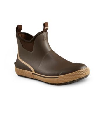 men's slip on rubber duck boots