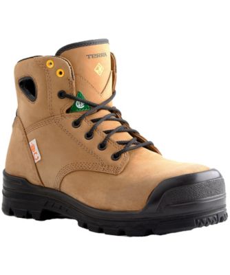 tan composite toe boots