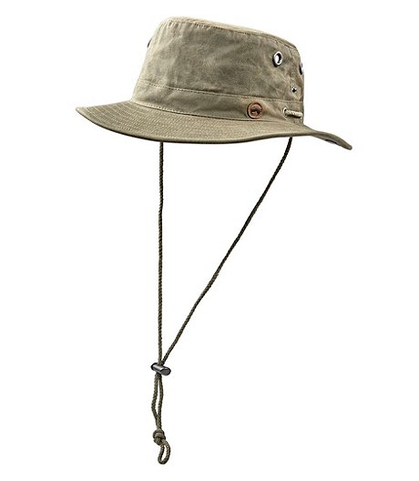 Waxed Cotton Adventure Hat