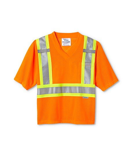 T-shirt de sécurité en polyester pour hommes