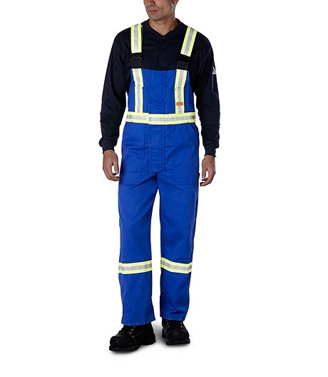 Men's Flame Resistant Striped Bib Overall