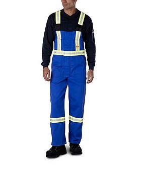 Firewall Men's Flame Resistant Striped Bib Overall