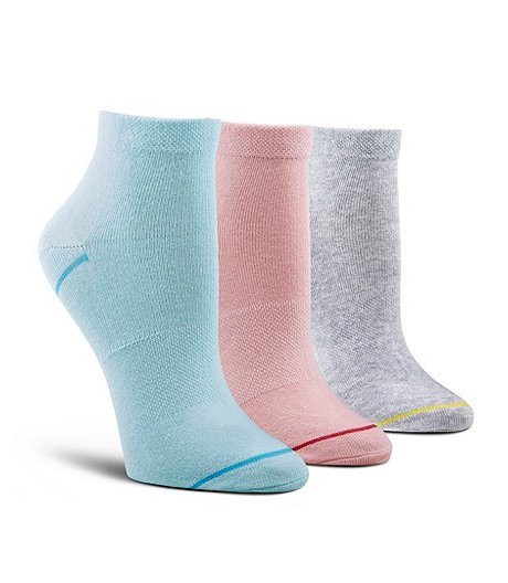 Women's 3-Pack Cotton Ankle Sport Socks