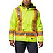 Men's Professional Journeyman Hi-Vis Waterproof and Windproof Rain Jacket