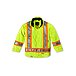 Men's Professional Journeyman Hi-Vis Waterproof and Windproof Rain Jacket