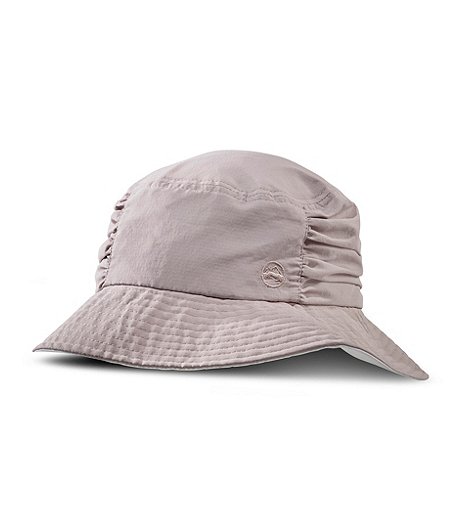 Women's Tick and Mosquito Repellent Ruched Bucket Hat