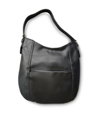 grey hobo shoulder bag