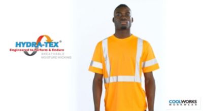Thumbnail Coolworks Men's Orange Hi-Vis Long Sleeve T-Shirt