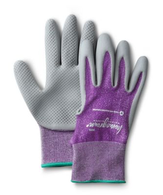 ladies purple gloves