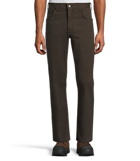 Men's Rugged Flex Rigby Relaxed Fit 5 Pocket Work Pants - Dark Coffee - Online Only