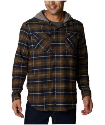 flannel hoodie