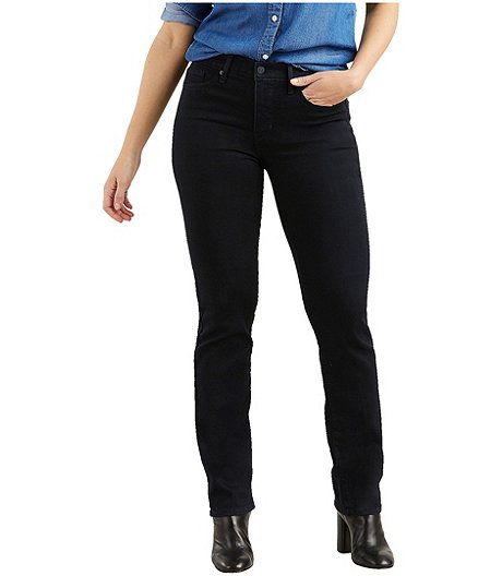 Women's 314 Shaping Straight Jeans - Soft Black