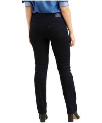 314 shaping straight jeans black