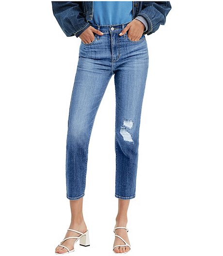 Women's 724 High Rise Straight Crop Jeans - Lapis Sun