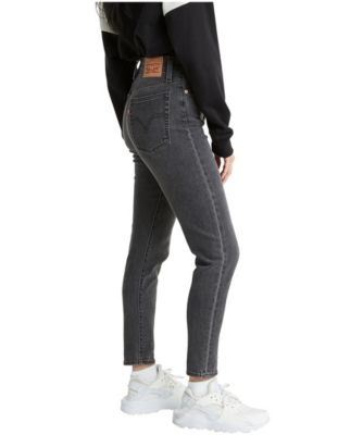 levi's black wedgie skinny jeans