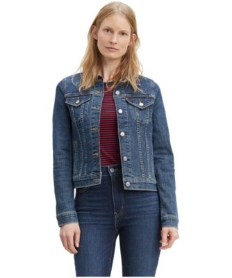 levi's women's classic trucker jean jacket