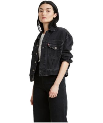 levis oversized denim trucker jacket