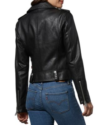 levis leather jacket women
