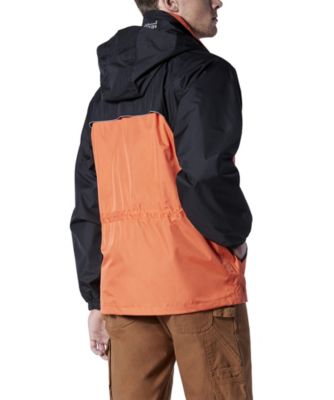 hooded rain jacket