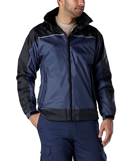 Men's Windigo Waterproof and Windproof Packable Shell Rain Jacket