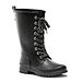 Women's Creek Lace Up Waterproof Freshtech Rain Boots - Black