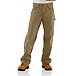Men's Flame Resistant Loose Fit Midweight Canvas Pants - Khaki
