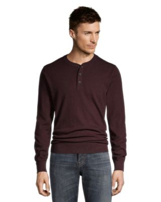 mens henley sweater